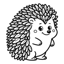Hedgehog Coloring Pages