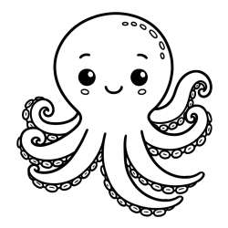 Octopus Coloring Page