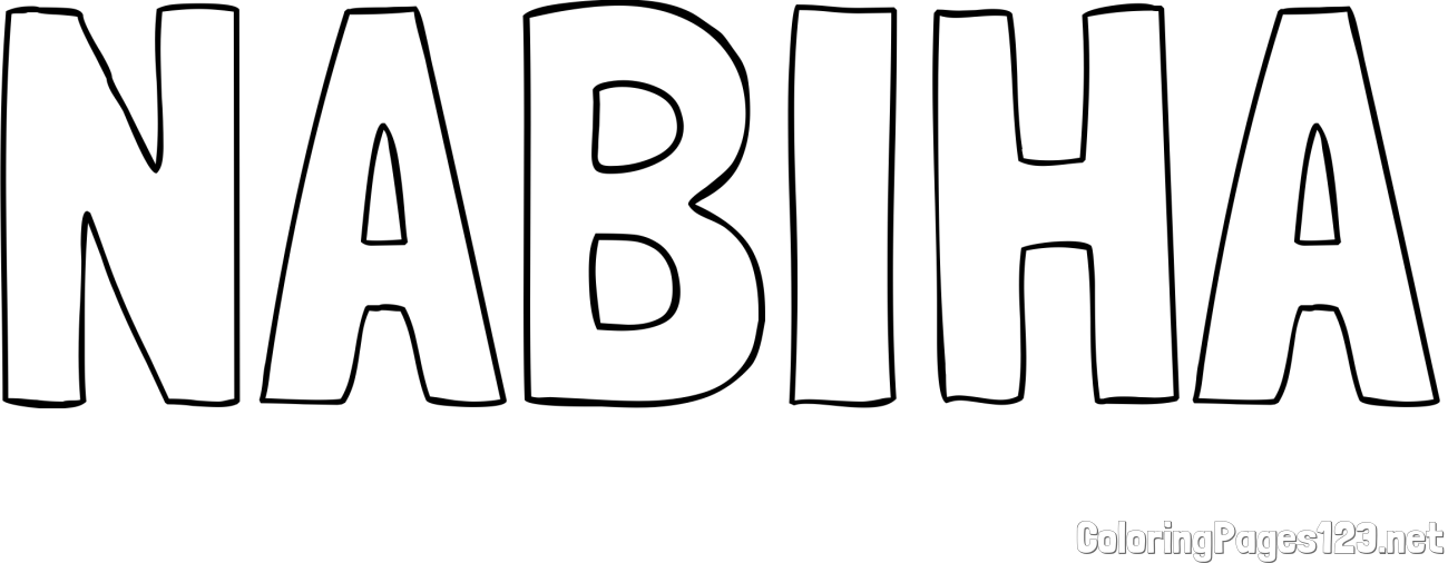NABIHA Coloring Page