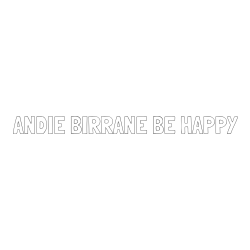 ANDIE BIRRANE- BE HAPPY Coloring Page