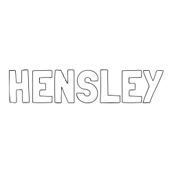 HENSLEY Coloring Page