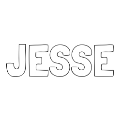 JESSE Coloring Page