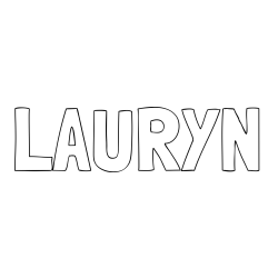 LAURYN Coloring Page