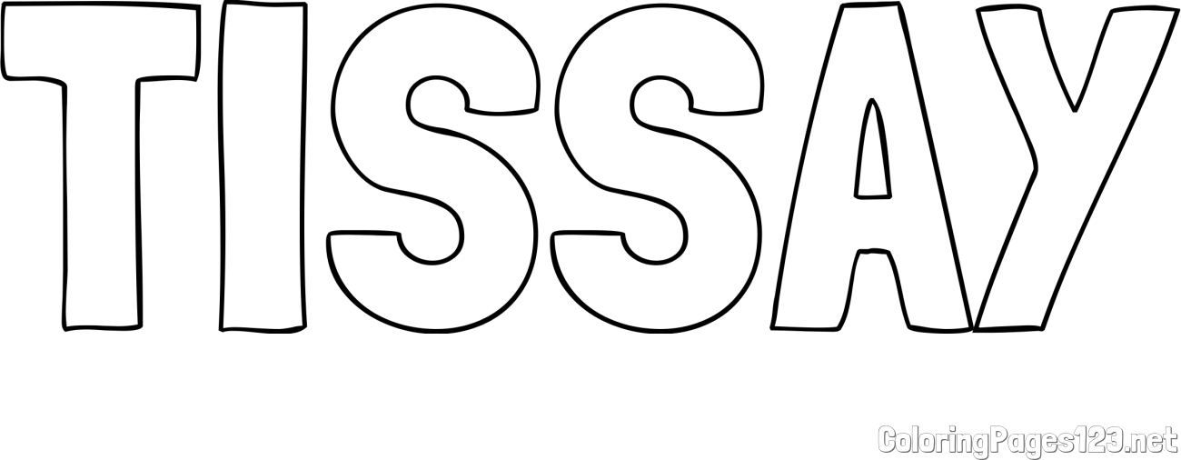 TISSAY Coloring Page