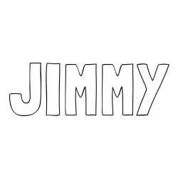 JIMMY Coloring Page