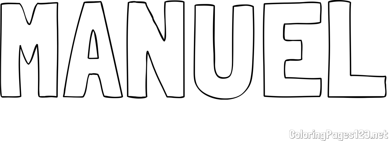 MANUEL Coloring Page