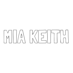 MIA KEITH Coloring Page