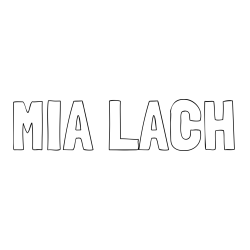 MIA LACH Coloring Page