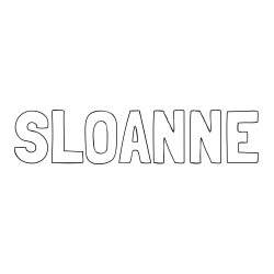 SLOANNE Coloring Page