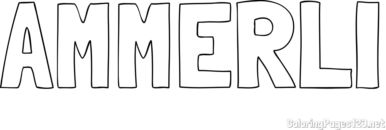AMMERLI Coloring Page
