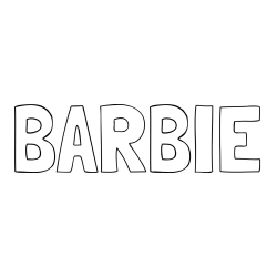 BARBIE Coloring Page