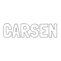 Online Created Coloring Page - CARSEN Coloring Page