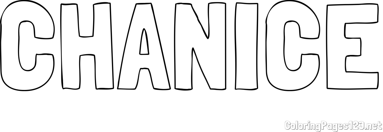 CHANICE Coloring Page