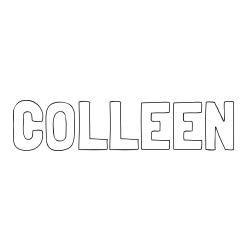 COLLEEN Coloring Page
