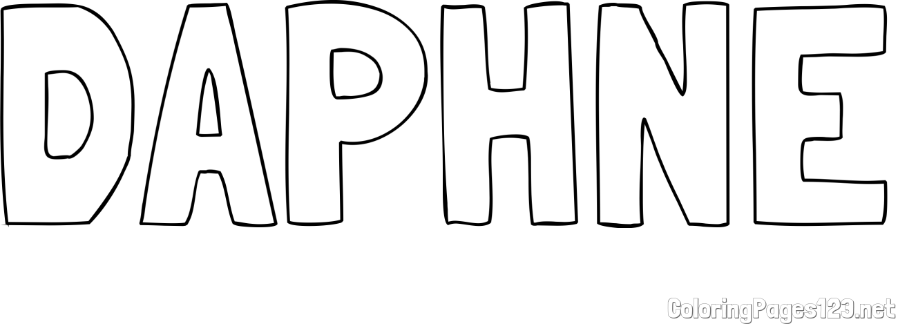 DAPHNE Coloring Page