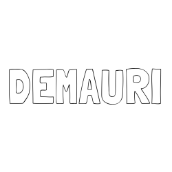 DEMAURI Coloring Page