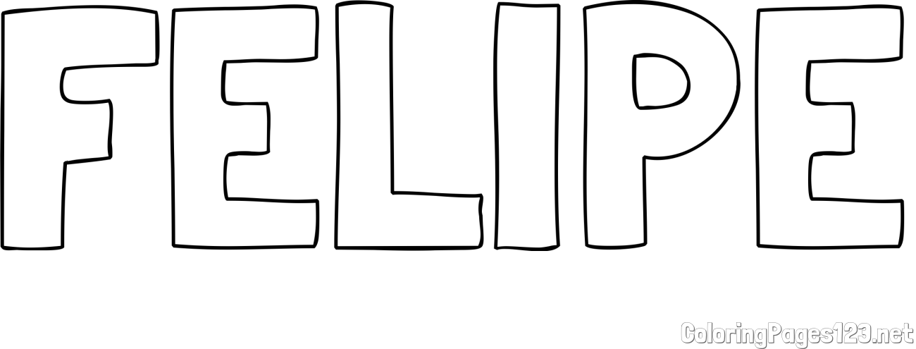 FELIPE Coloring Page