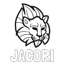 Online Created Coloring Page - JACORI Coloring Page and Abstract Lion Face Coloring Page