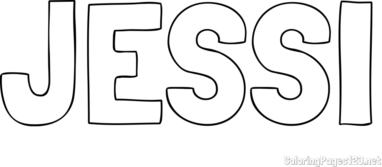 JESSI Coloring Page