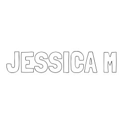 JESSICA M Coloring Page