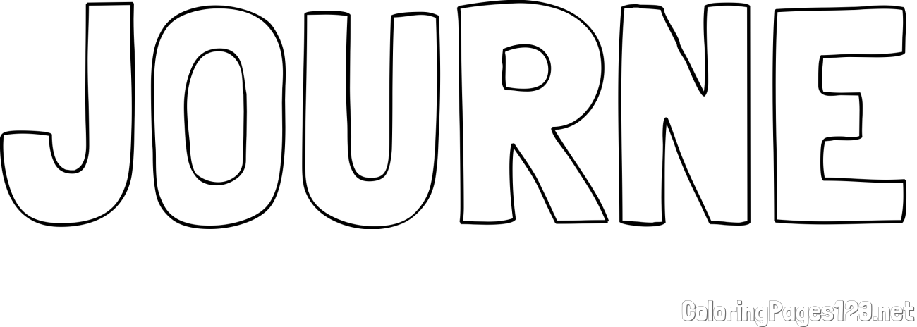 JOURNE Coloring Page
