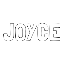 Online Created Coloring Page - JOYCE Coloring Page
