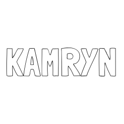 KAMRYN Coloring Page