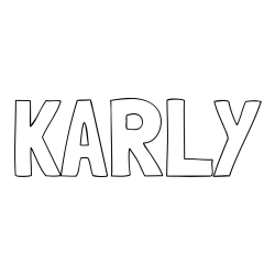KARLY Coloring Page