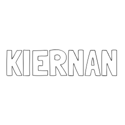KIERNAN Coloring Page