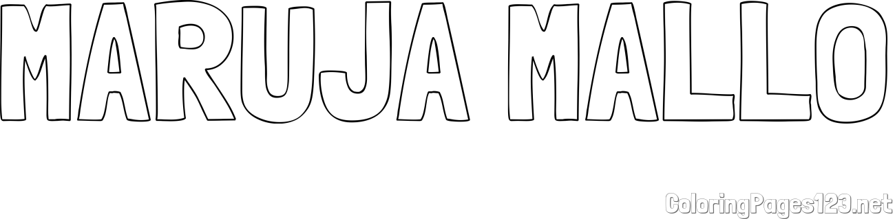 MARUJA MALLO Coloring Page