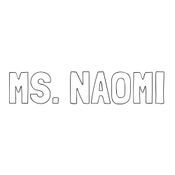 MS. NAOMI Coloring Page