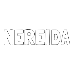 NEREIDA Coloring Page