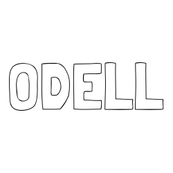 ODELL Coloring Page