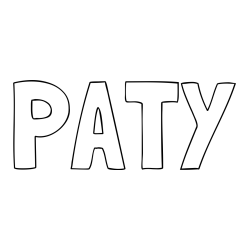 PATY Coloring Page