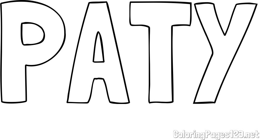 PATY Coloring Page