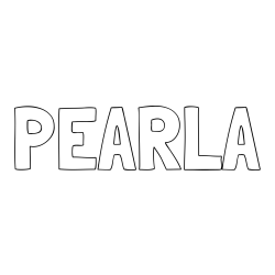 PEARLA Coloring Page