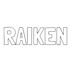 RAIKEN Coloring Page