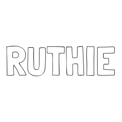 Online Created Coloring Page - RUTHIE Coloring Page