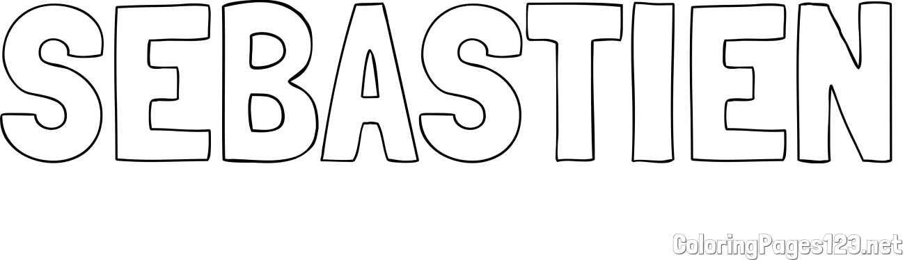 SEBASTIEN Coloring Page