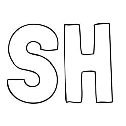SH Coloring Page