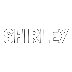 Online Created Coloring Page - SHIRLEY Coloring Page