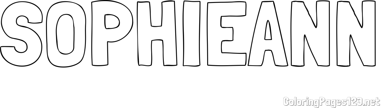 SOPHIEANN Coloring Page