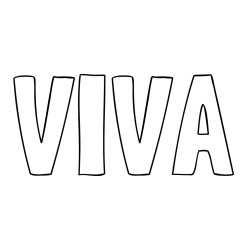 VIVA Coloring Page