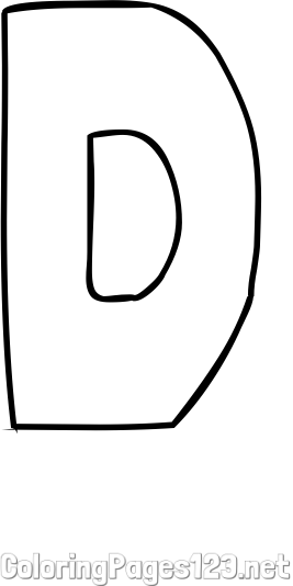 D Coloring Page