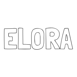 ELORA Coloring Page