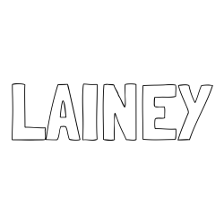 LAINEY Coloring Page