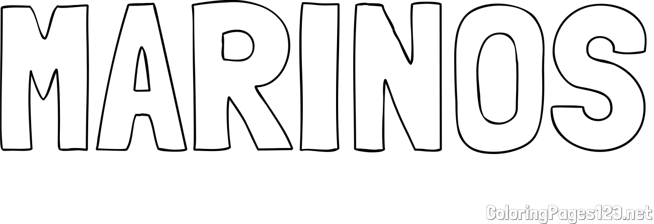 ΜΑΡΙΝΟΣ Coloring Page