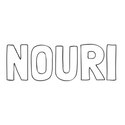 Online Created Coloring Page - NOURI Coloring Page