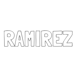 Online Created Coloring Page - RAMIREZ Coloring Page