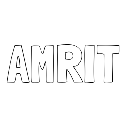 Online Created Coloring Page - AMRIT Coloring Page